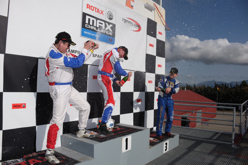 First race, first podium for Rotax Praga Kart Racing