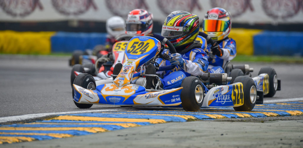 Pole position and the podium in round 2 of the WSK Open Cup