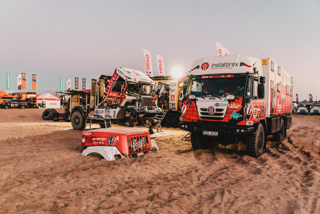 Aleš Loprais has moved up by two places at Dakar Rally