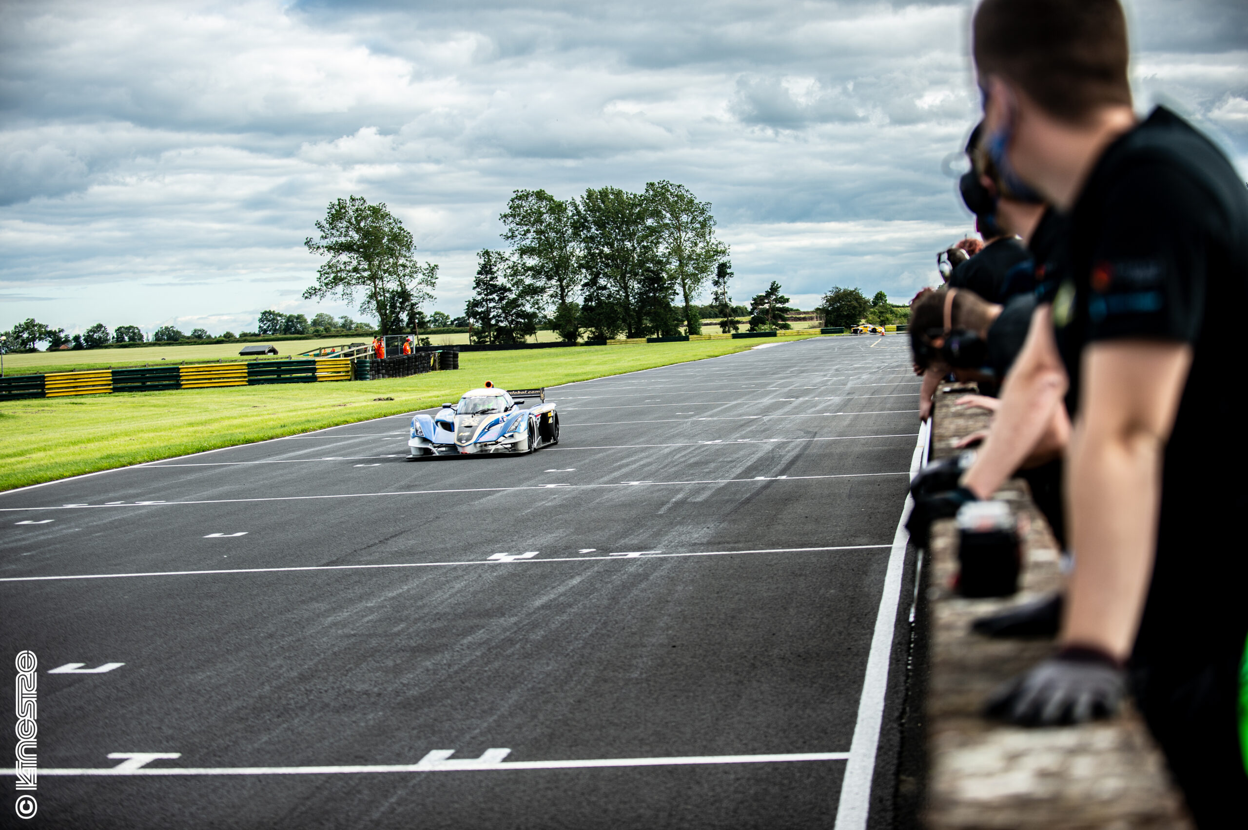 Czech-ered Flag at Croft Circuit