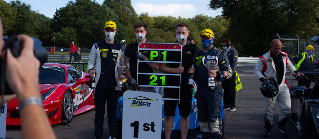 Praga Cars and VR Motorsport celebrate clean sweep of honours at Oulton Park Britcar Endurance race