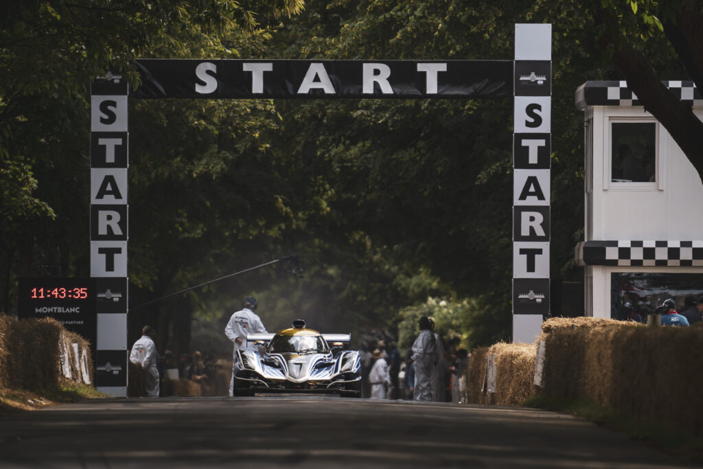 Frank Stephenson-liveried Praga R1 stands out at the 2021 Goodwood Festival of Speed