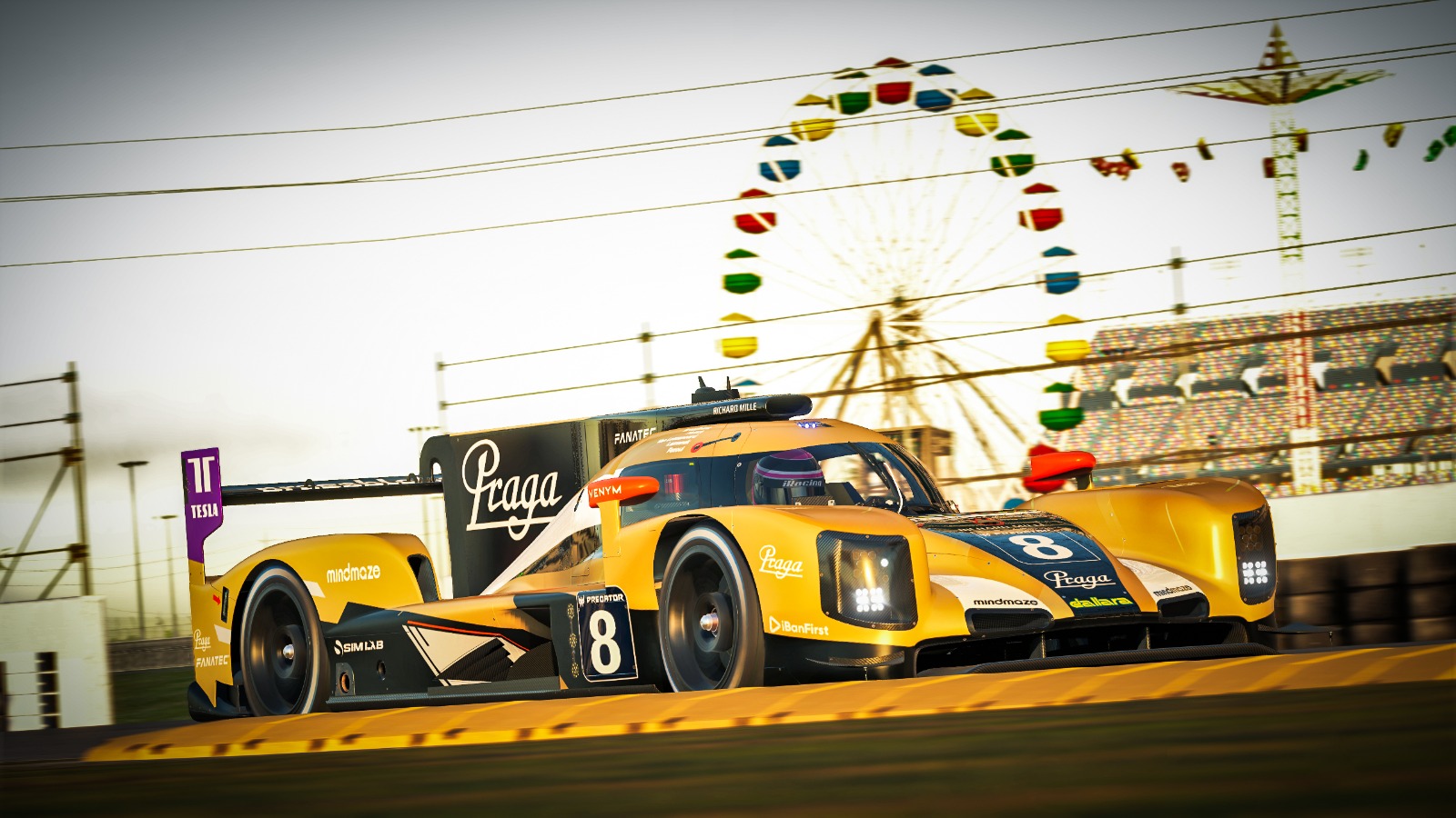 Praga and R8G join forces as Broadbent and Grosjean take to the virtual wheel in the iRacing Daytona 24