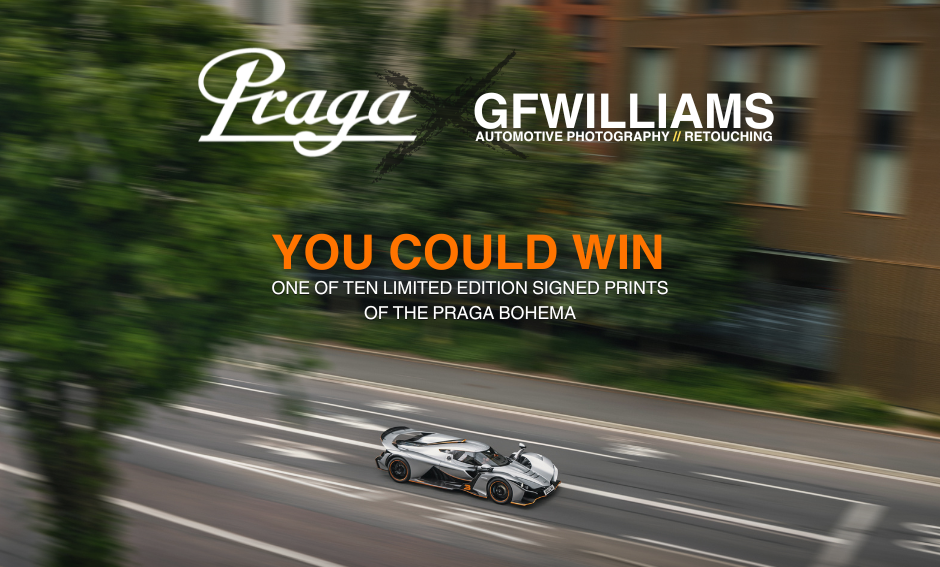 Praga x GFWilliams giveaway. Terms and Conditions